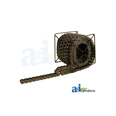 A & I Products 100 Roller Chain, 50ft (Import) 0" x0" x0" A-RC100X50IMP